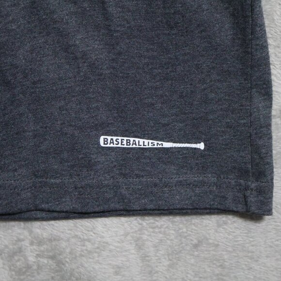 Baseballism 643 Double Play Shirt Mens 3XL Gray Graphic Tee Baseball MLB 6432 - Picture 6 of 10